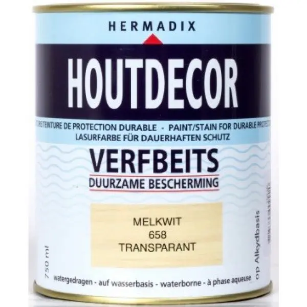Buitenbeits - hermadix-houtdecor-transparant-melkwit-658-verfcompleet