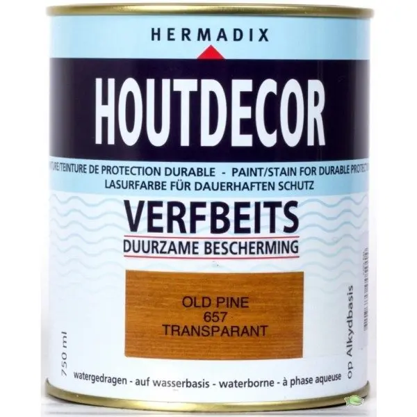 Transparante beits - hermadix-houtdecor-transparant-old-pine-657-verfcompleet