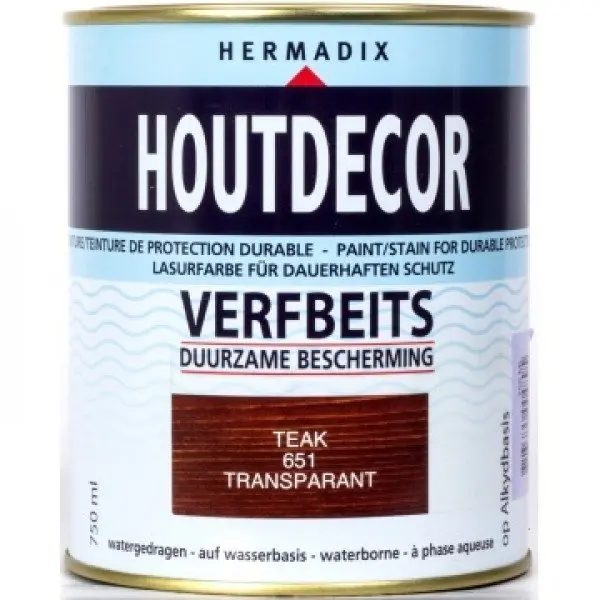 Tuinbeits - hermadix-houtdecor-transparant-teak-651-verfcompleet