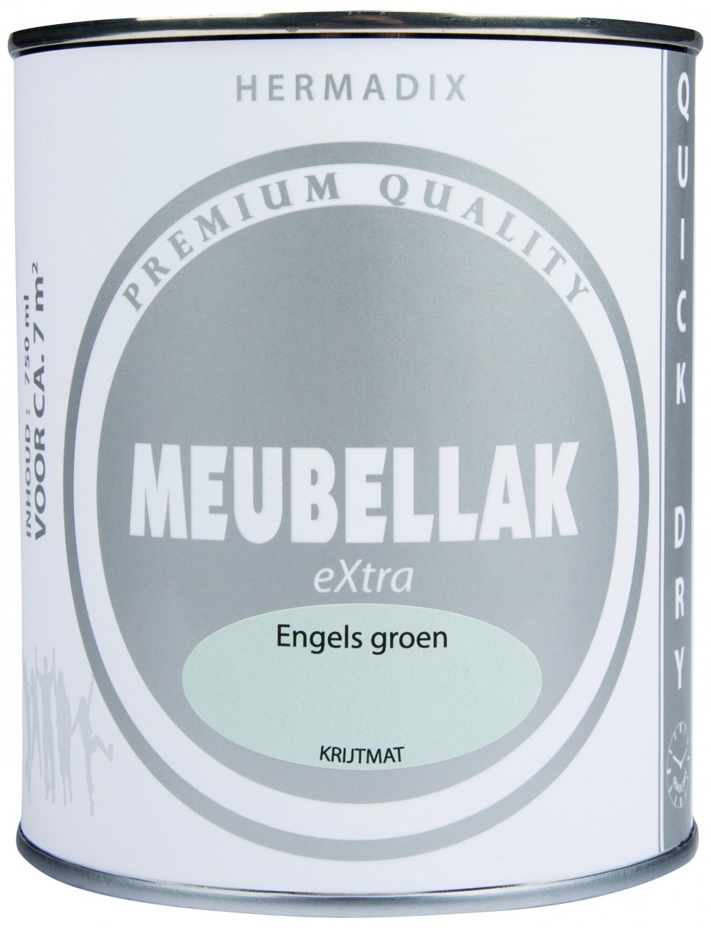Hermadix - hermadix-meubellak-extra-engels-groen-krijtmat-verfcompleet