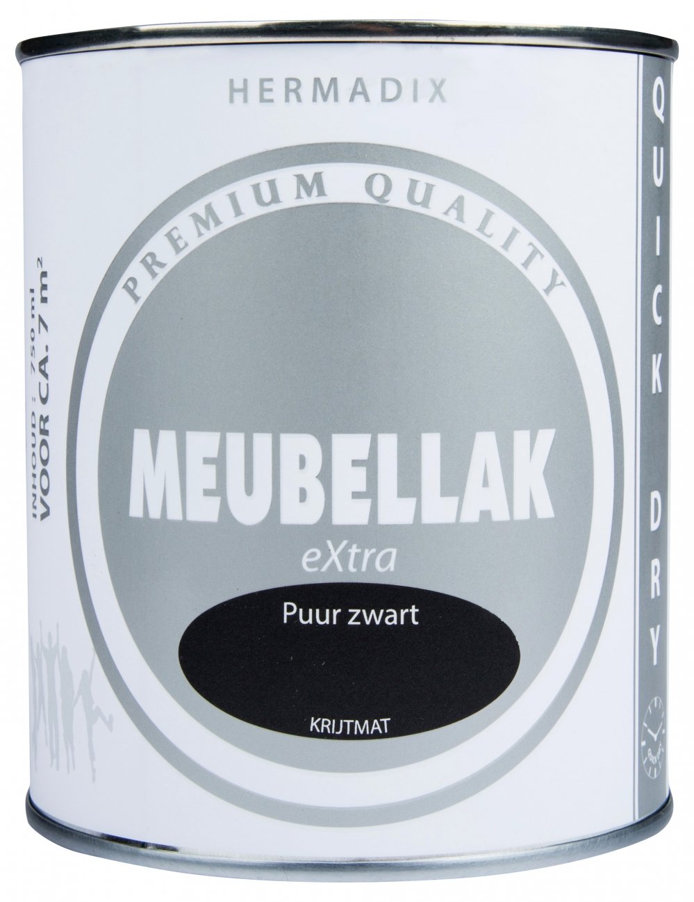 Hermadix - hermadix-meubellak-extra-puur-zwart-krijtmat-verfcompleet