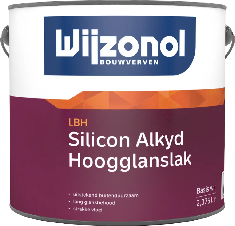Wijzonol - Wijzonol-LBH-Sillicon-Alkyd-Hoogglanslak-2,5L