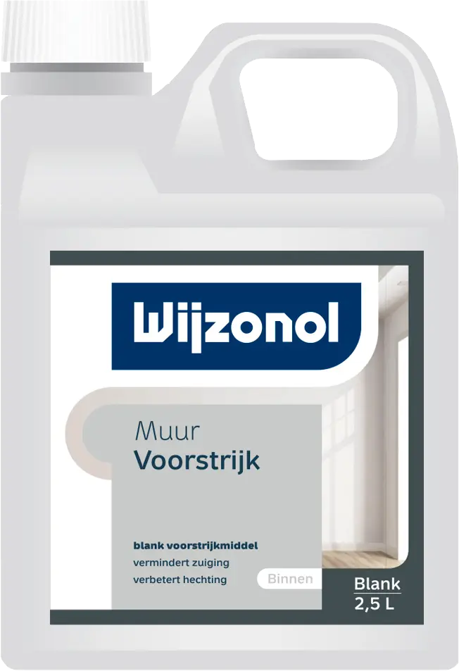 Wijzonol Muurverven - Wijzonol-Muurvoorstrijk-2,5L-verfcompleet.nl