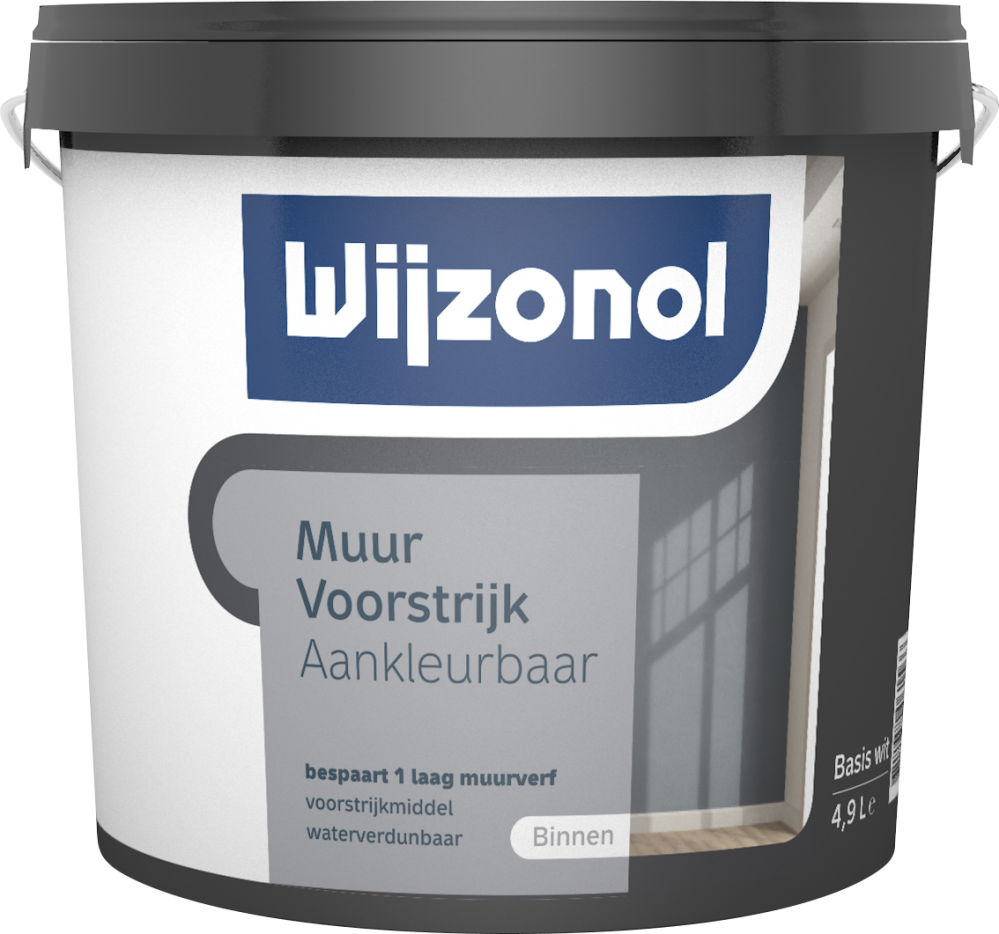 Wijzonol Muurverven - Wijzonol-Muurvoorstrijk-Aankleurbaar-5L-vercompleet.nl