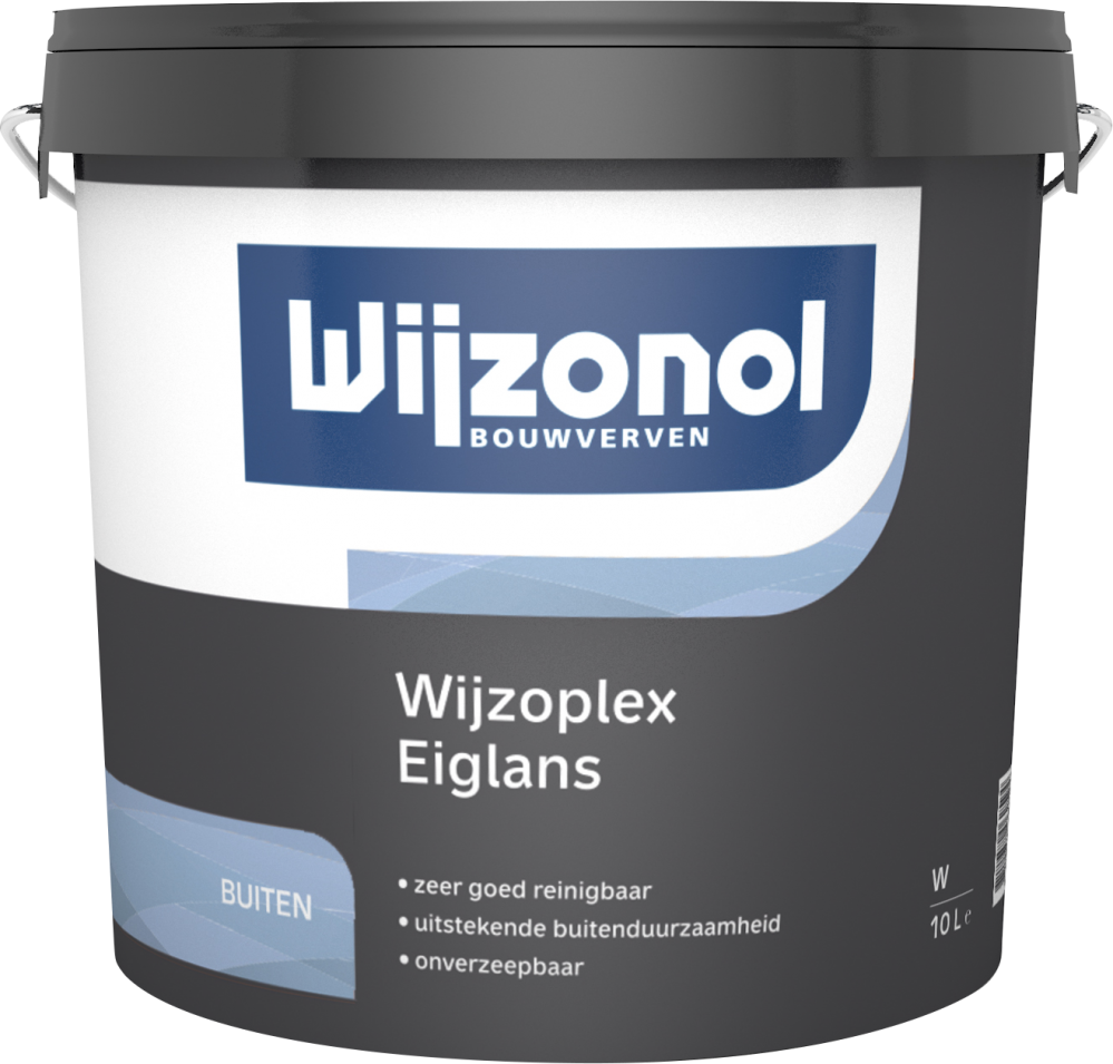 Muurverf voor beton - Wijzonol-Wijzoplex-Eiglans-10L-verfcompleet.nl