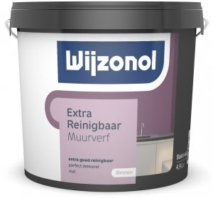 Muurverf voor binnen - wijzonol-muurverf-extra-reinigbaar-verfcompleet.nl