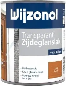 Wijzonol Lakken (transparant) - wijzonol-transparant-zijdeglanslak-verfcompleet.nl